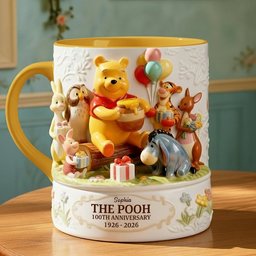 Honey Bear & Friends 100th Anniversary - Personalized Mouse Accent Mug