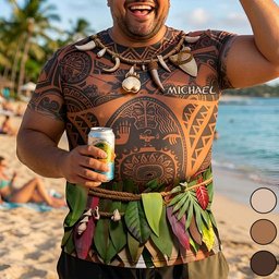 Funny Aloha Hero Costume - Personalized Hawaii Movie All Over Shirt