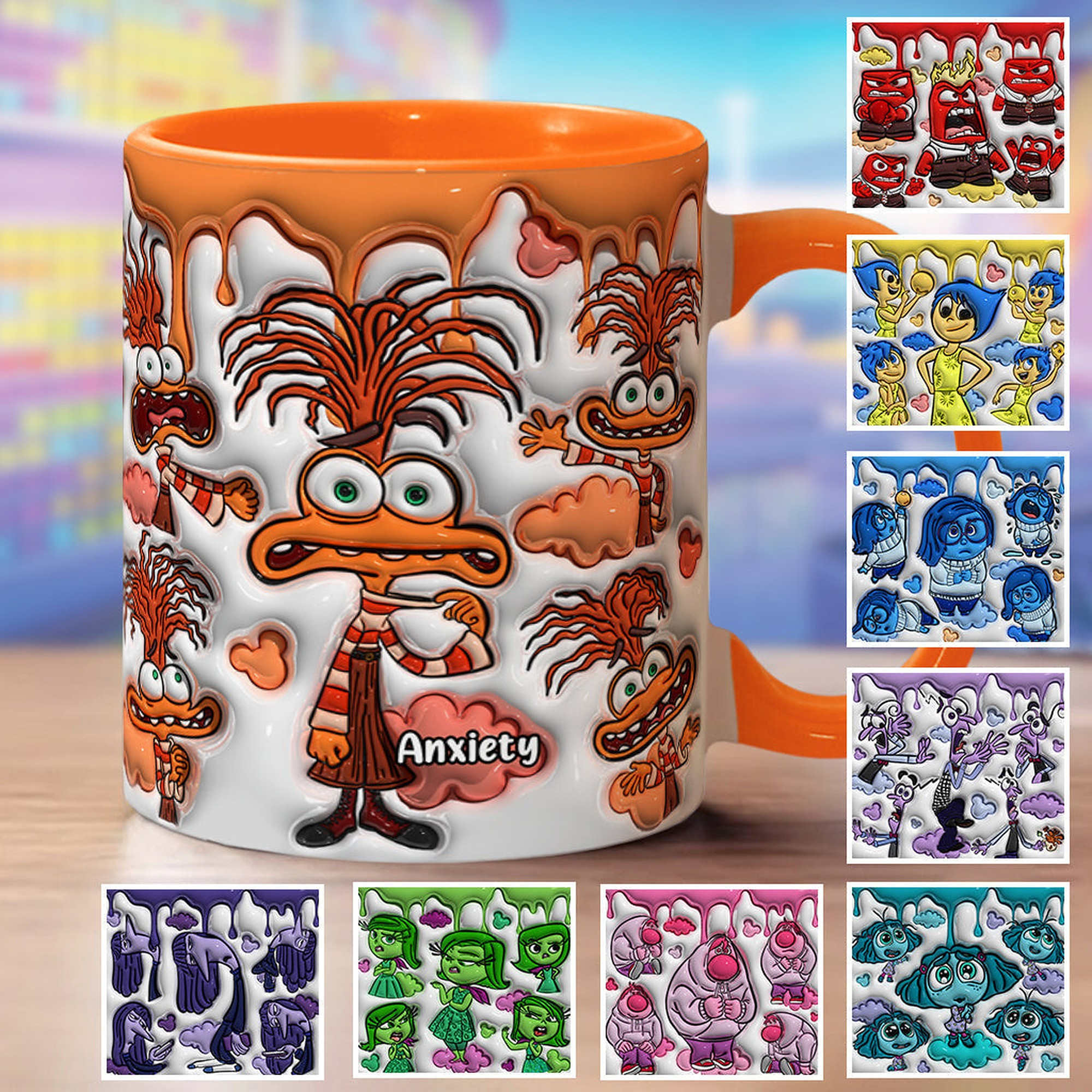 It's Ok To Feel All The Feels - Personalized Accent Mug