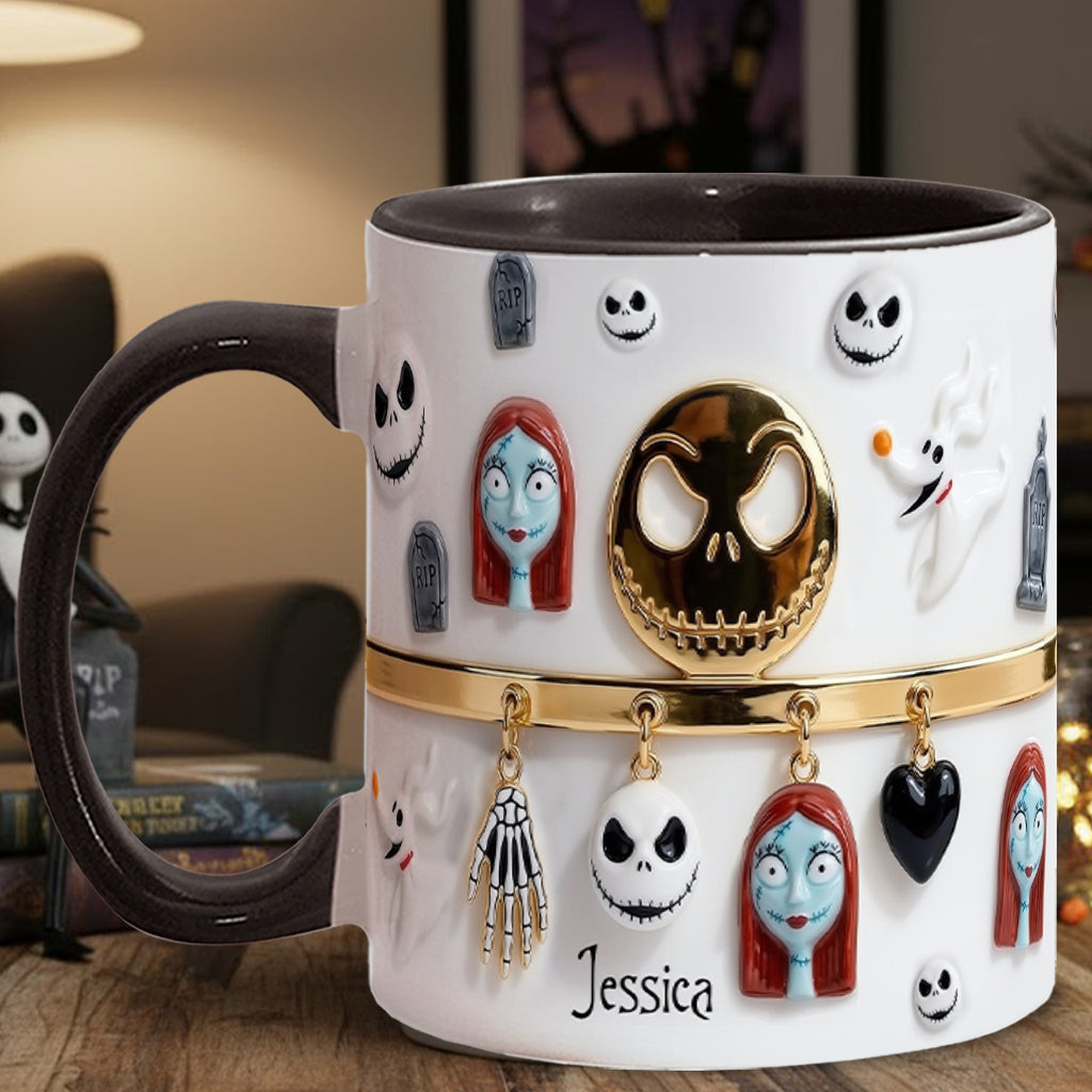 The Nightmare - Personalized Nightmare Accent Mug & Coaster