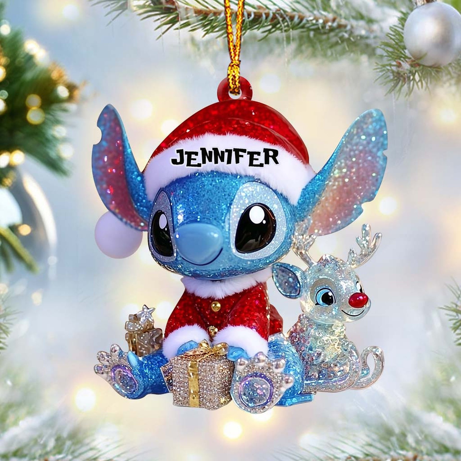 Ohana Means Family - Personalized Ohana Ornament