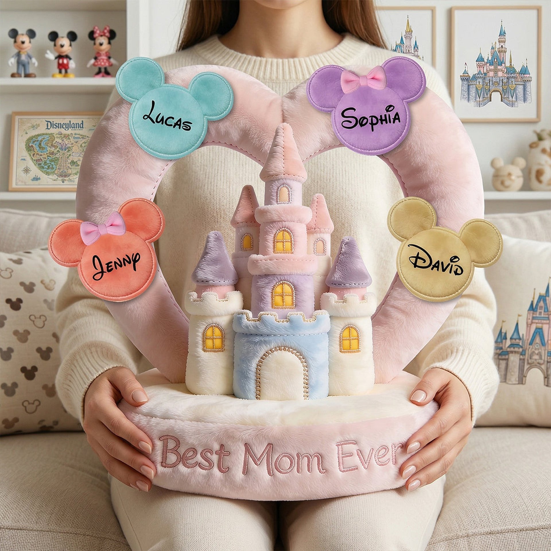 Best Mom Ever Pillow - Personalized Mother's Day Gifts - Photo 1