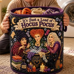 Enchanted Quilted Laundry Basket Personalized Gifts For Fantasy Lovers