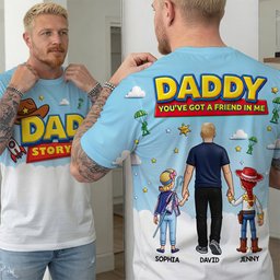 Cosmic Cowboy Dad 3D Shirt - Personalized Gifts For Dads