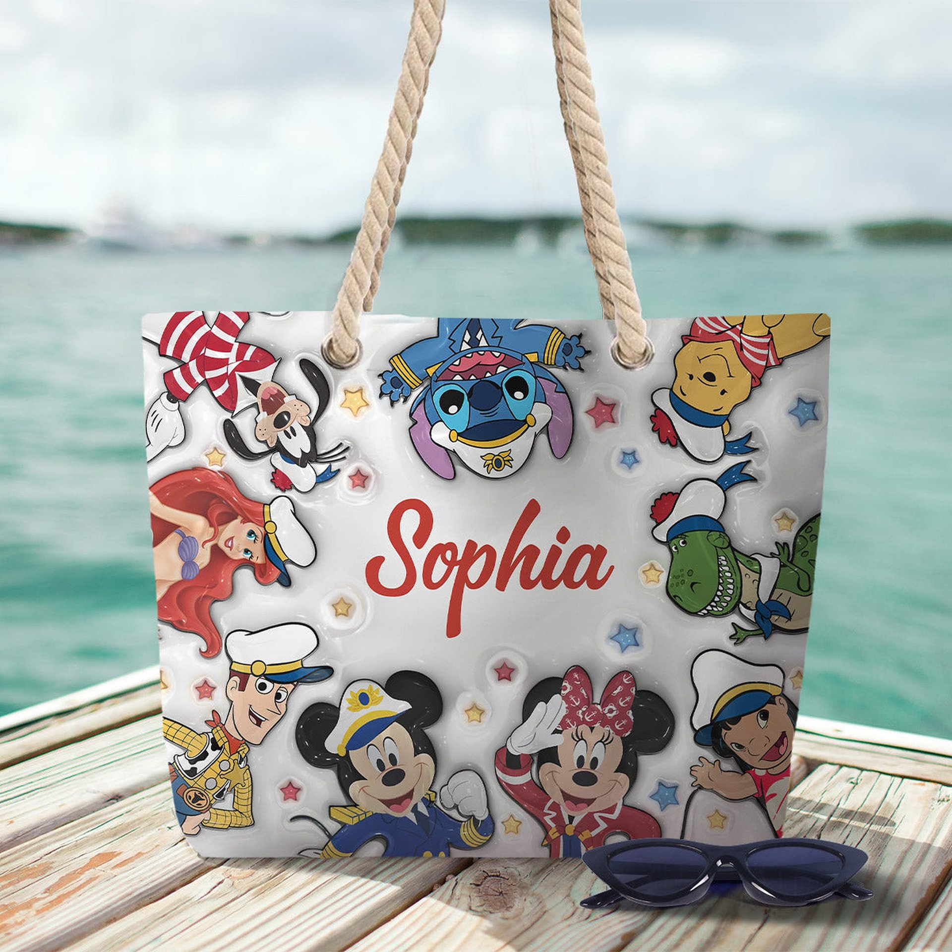 Cruise Squad - Personalized Mouse Beach Bag