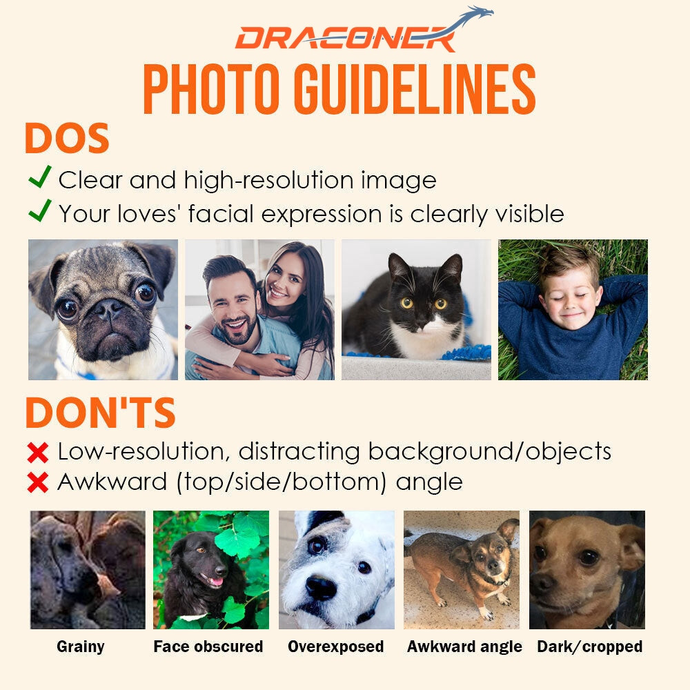 Draconer Photo Guidelines
