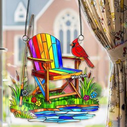Heaven Fishing Suncatcher Ornament - Personalized Gifts For Fishing Lover Memorial - Photo 2