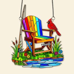 Heaven Fishing Suncatcher Ornament - Personalized Gifts For Fishing Lover Memorial - Photo 3