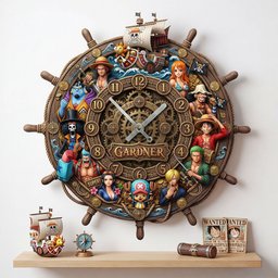 Anime Acrylic Hanging Wall Clock - Personalized Gifts For Anime Lovers - Photo 2