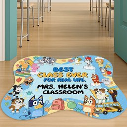 Best Class Ever Shape Doormat- Personalized Gifts For Teacher - Photo 3