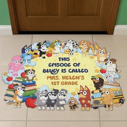 Cute Teacher Doormat - Personalized Gifts For Teacher - Photo 1