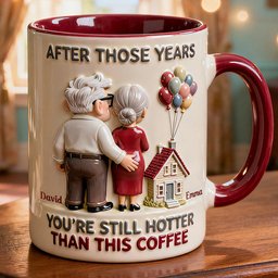 Funny Old Couple Accent Mug - Personalized Gifts For Couple - Photo 2
