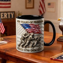 Veteran Anniversary Coffee Accent Mug - Personalized Gifts For Veteran Coffee Mug - Photo 3