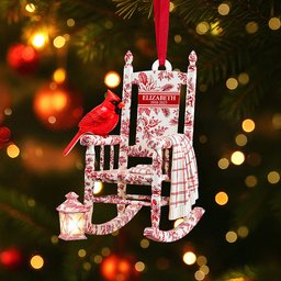 Heaven Cardinal Toile de Jouy Ornament - Personalized Gifts For Loved Ones 04pgta060925 - Ornament - GoDuckee