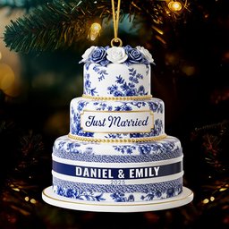 Personalized Gifts For Newlyweds Christmas Ornament - Photo 2