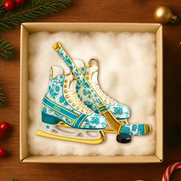 Classic Ice Hockey Ornament Personalized Christmas Gifts - Photo 2