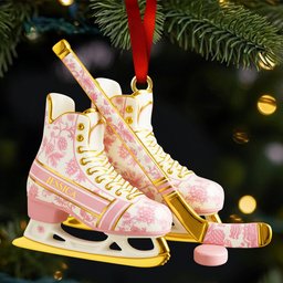 Classic Ice Hockey Ornament Personalized Christmas Gifts - Photo 4