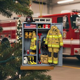 Firefighter Locker Ornament, Personalized Christmas Gifts For Firefighter - Photo 2