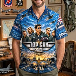 Legendary Pilots 40th Anniversary Hawaiian Shirt - Personalized Gifts - Photo 1