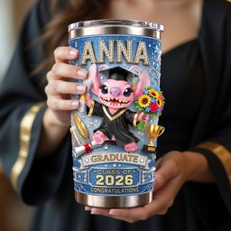 Space Buddy Graduation Tumbler - Personalized Gifts For Graduates - Photo 3