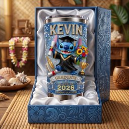 Space Buddy Graduation Tumbler - Personalized Gifts For Graduates - Photo 2