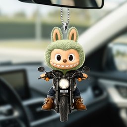 Cute Doll Car Ornament - Personalized Gifts For Motorcycle Lovers – view 2