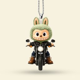 Cute Doll Car Ornament - Personalized Gifts For Motorcycle Lovers – view 3