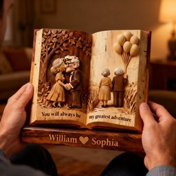 Two Souls One Heart Acrylic Plaque - Personalized Gifts For Couple - Photo 2