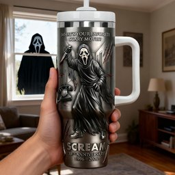 30th Anniversary Horror 40oz Tumbler - Personalized Gift For Horror Lovers - Photo 2
