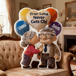 A Lifetime Of Love Shaped Pillow - Personalized Gifts For Couples - Photo 3