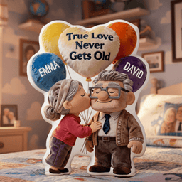 A Lifetime Of Love Shaped Pillow - Personalized Gifts For Couples - Photo 4