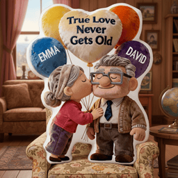 A Lifetime Of Love Shaped Pillow - Personalized Gifts For Couples - Photo 1