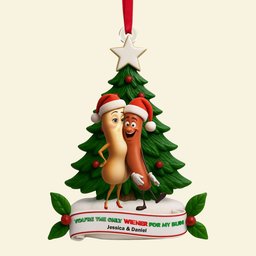 Cute Food Duo Ornament - Personalized Christmas Gifts For Couple - Photo 5