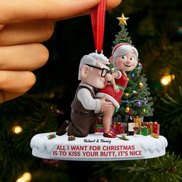 Old Naughty Couple Ornament - Personalized Gifts For Couple - Photo 2