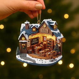 Teacher Miniature Classroom Ornament - Personalized Gifts For Teachers 01pgtn120825 - Ornament - GoDuckee