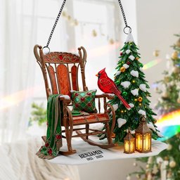 Memorial Cardinal Suncatcher Ornament Personalized Heaven Gifts For Family – view 4