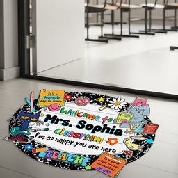 Welcome To Clasroom Doormat - Personalized Gifts For Teachers - Photo 4