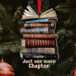 Personalized Gifts For Book Lovers Acrylic Ornament 04acqn181024 - Ornament - GoDuckee