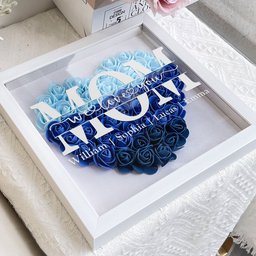 Mom We Love You - Personalized Flower Shadow Box - Gift For Mom - Photo 6