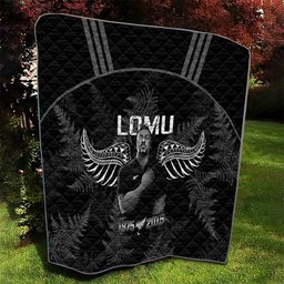 New Zealand Silver Fern Rugby Quilt Aotearoa Godfather Proud Gone But Never Forgotten LT14