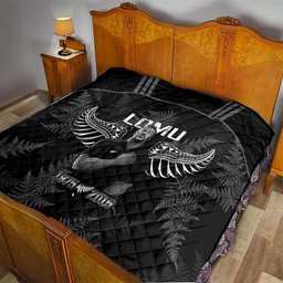 New Zealand Silver Fern Rugby Quilt Aotearoa Godfather Proud Gone But Never Forgotten LT14