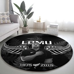 New Zealand Silver Fern Rugby Round Carpet Aotearoa Godfather Proud Gone But Never Forgotten LT14