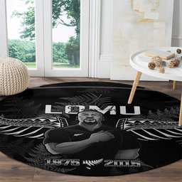 New Zealand Silver Fern Rugby Round Carpet Aotearoa Godfather Proud Gone But Never Forgotten LT14