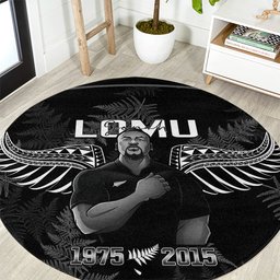 New Zealand Silver Fern Rugby Round Carpet Aotearoa Godfather Proud Gone But Never Forgotten LT14