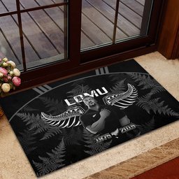 New Zealand Silver Fern Rugby Rubber Doormat Aotearoa Godfather Proud Gone But Never Forgotten LT14