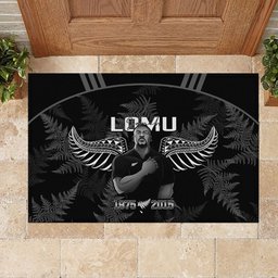 New Zealand Silver Fern Rugby Rubber Doormat Aotearoa Godfather Proud Gone But Never Forgotten LT14
