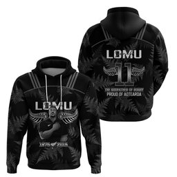 New Zealand Silver Fern Rugby Hoodie Aotearoa Godfather Proud Gone But Never Forgotten LT14