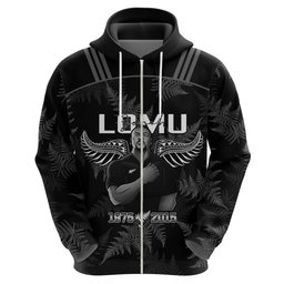 New Zealand Silver Fern Rugby Hoodie Aotearoa Godfather Proud Gone But Never Forgotten LT14