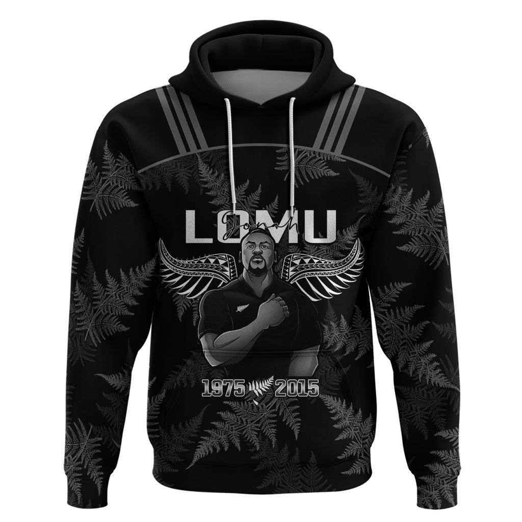 New Zealand Silver Fern Rugby Hoodie Aotearoa Godfather Proud Gone But Never Forgotten LT14