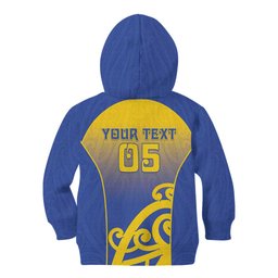 Custom James Cook High School Kid Hoodie Maori Koru Pattern LT05